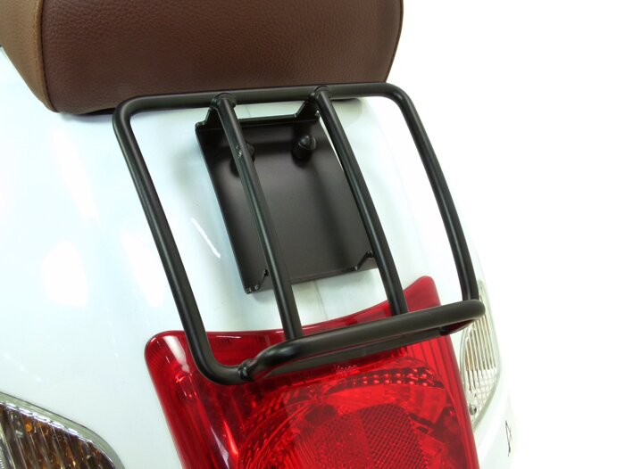 Rear rack -MOTO NOSTRA, Sprint Rack- Vespa GT, GTL, GTV, GTS, GTS Super, GT60 - 125-200-250-300cc - matt black