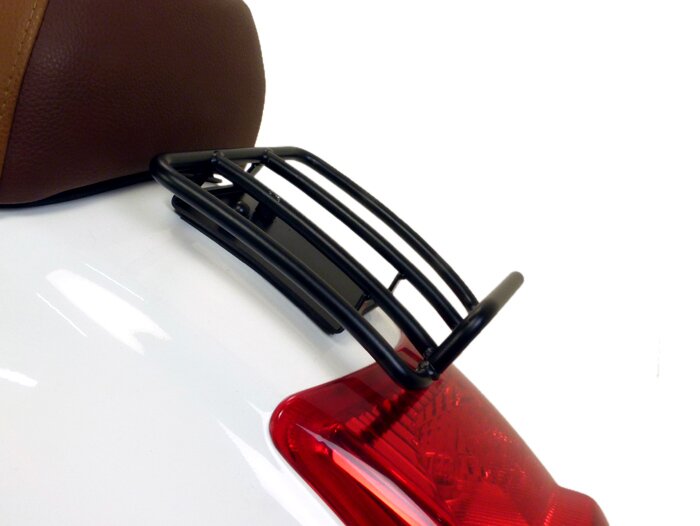 Rear rack -MOTO NOSTRA, Sprint Rack- Vespa GT, GTL, GTV, GTS, GTS Super, GT60 - 125-200-250-300cc - matt black