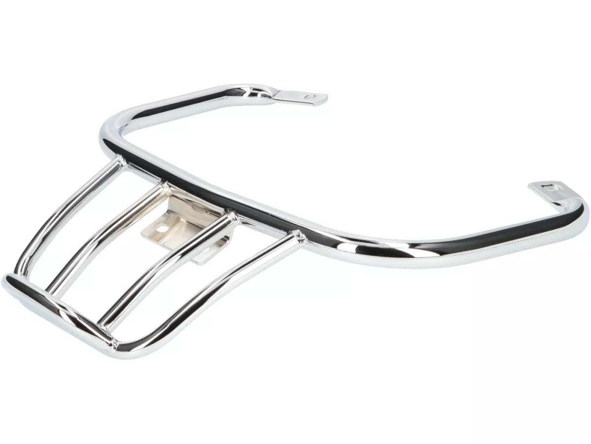 Portaequipajes trasero -MOTO NOSTRA, con asa de agarre para el pasajero- Vespa GT, GTL, GTV, GTS, GTS Super, GTS HPE, GT60 - 125-310 - cromado
