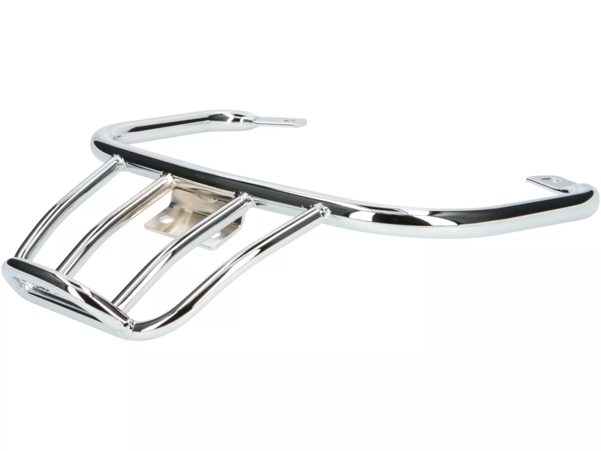 Portaequipajes trasero -MOTO NOSTRA, con asa de agarre para el pasajero- Vespa GT, GTL, GTV, GTS, GTS Super, GTS HPE, GT60 - 125-310 - cromado