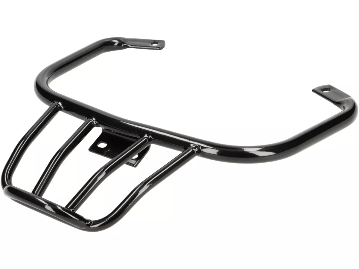 Rak bagasi belakang -MOTO NOSTRA, dengan pegangan penyangga - Vespa GT, GTL, GTV, GTS, GTS Super, GTS HPE, GT60 - 125-310 - hitam mengkilap