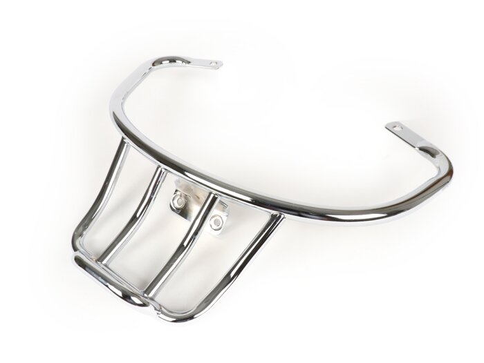 Portaequipajes trasero -MOTO NOSTRA, con asa para el pasajero- LX50, LX125, LX150, Vespa LXV50, LXV125, Vespa S50, S125, S150 - cromado