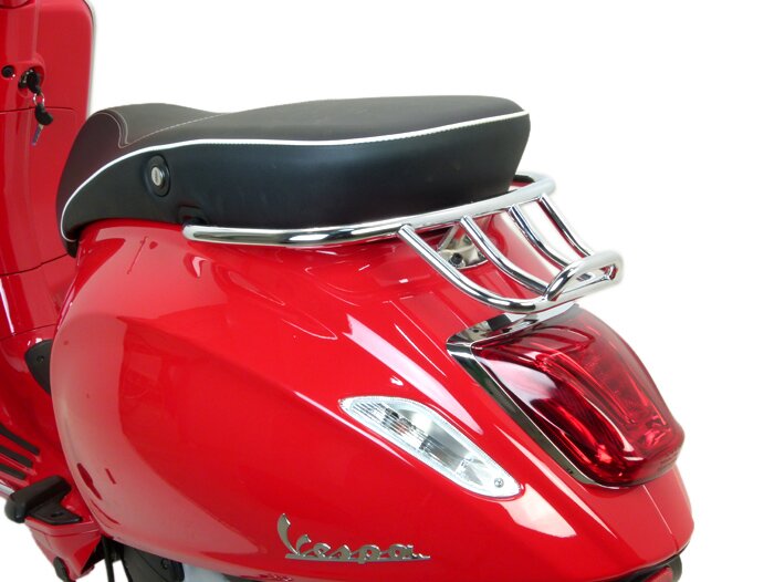 Porte bagages arrière -MOTO NOSTRA, avec poignées passager- Vespa Primavera 50 (ZAPC53100, ZAPC53200), Vespa Primavera 125 (ZAPM81100), Vespa Primavera 150 (ZAPM81200), Vespa Sprint 50 (ZAPC53101, ZAPC53201), Vespa Sprint 125 (RP8M82111, ZAPM81300, ZAPM81