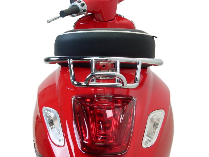 Porte bagages arrière -MOTO NOSTRA, avec poignées passager- Vespa Primavera 50 (ZAPC53100, ZAPC53200), Vespa Primavera 125 (ZAPM81100), Vespa Primavera 150 (ZAPM81200), Vespa Sprint 50 (ZAPC53101, ZAPC53201), Vespa Sprint 125 (RP8M82111, ZAPM81300, ZAPM81