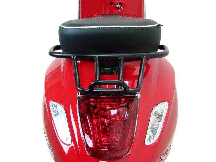 Porte bagages arrière -MOTO NOSTRA, avec poignées passager- Vespa Primavera 50 (ZAPC53100, ZAPC53200), Vespa Primavera 125 (ZAPM81100), Vespa Primavera 150 (ZAPM81200), Vespa Sprint 50 (ZAPC53101, ZAPC53201), Vespa Sprint 125 (RP8M82111, ZAPM81300, ZAPM81