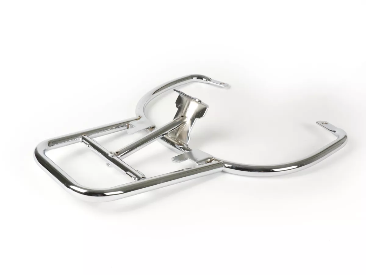 Pembawa casing atas belakang (untuk casing atas Piaggio asli) -MOTO NOSTRA- Vespa GT, GTL, GTV, GTS, GTS Super, GT60 - 125-200-250-300cc - Chrome