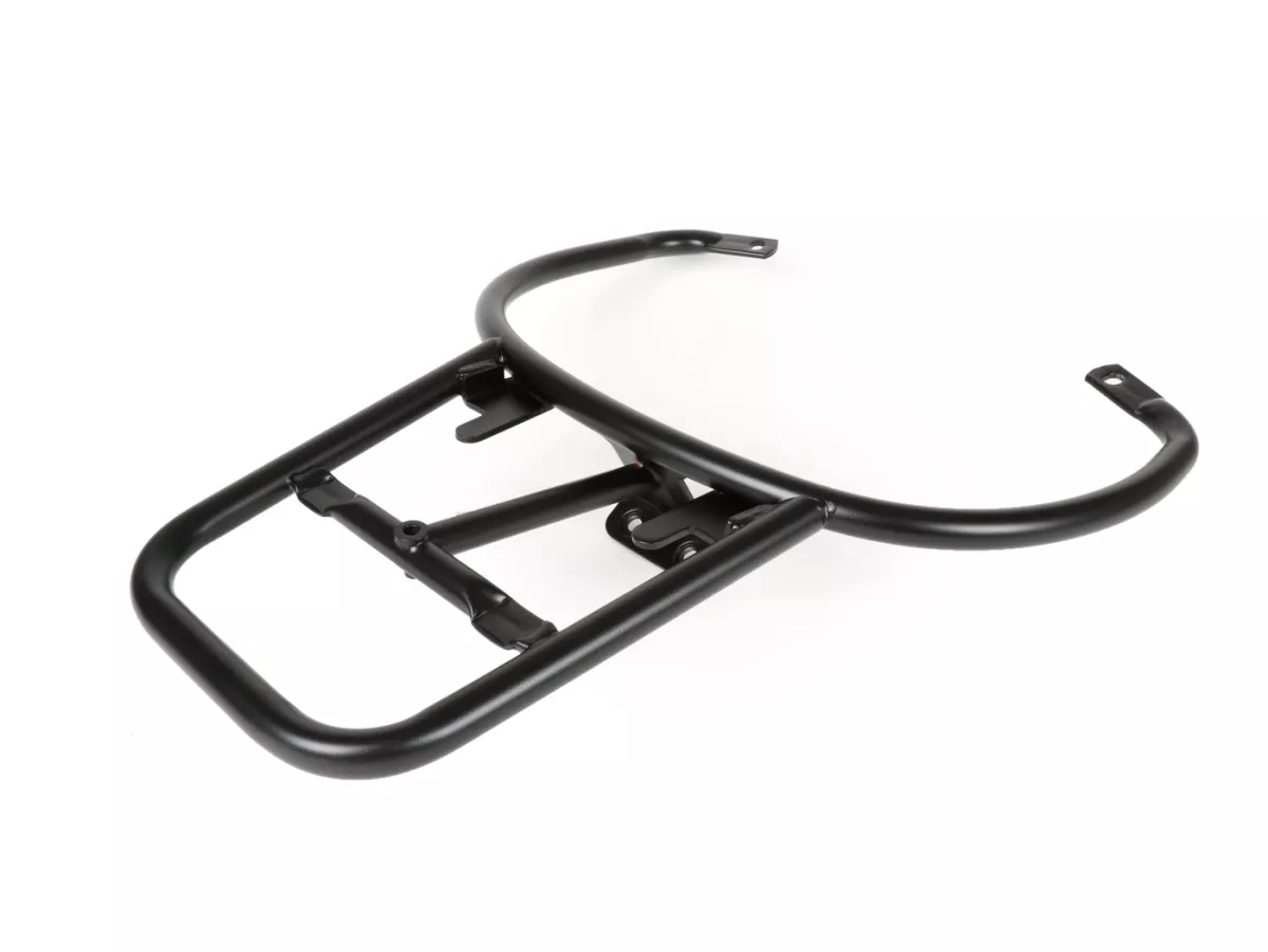 Pembawa casing atas belakang (untuk casing atas Piaggio asli) -MOTO NOSTRA- Vespa GT, GTL, GTV, GTS, GTS Super, GT60 - 125-310 - hitam matt