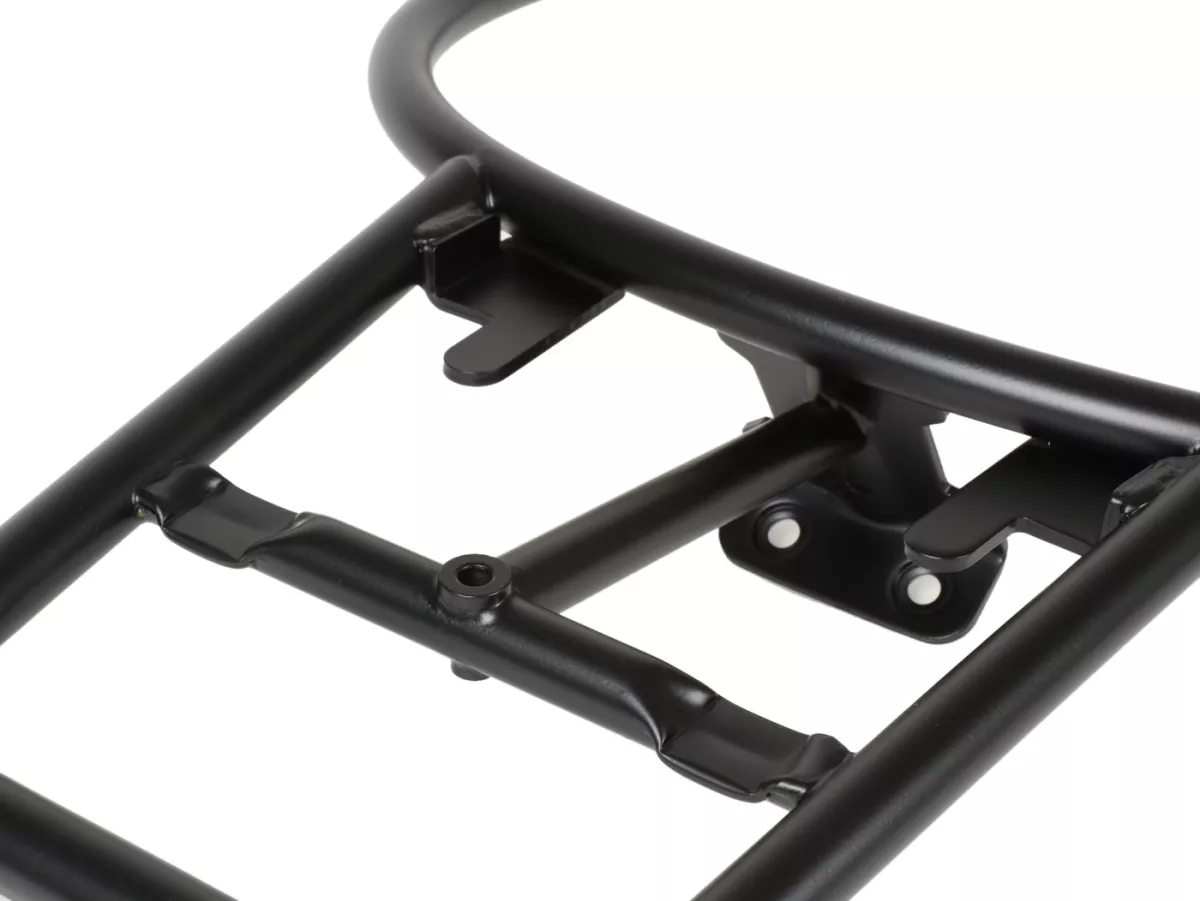 Pembawa casing atas belakang (untuk casing atas Piaggio asli) -MOTO NOSTRA- Vespa GT, GTL, GTV, GTS, GTS Super, GT60 - 125-310 - hitam matt
