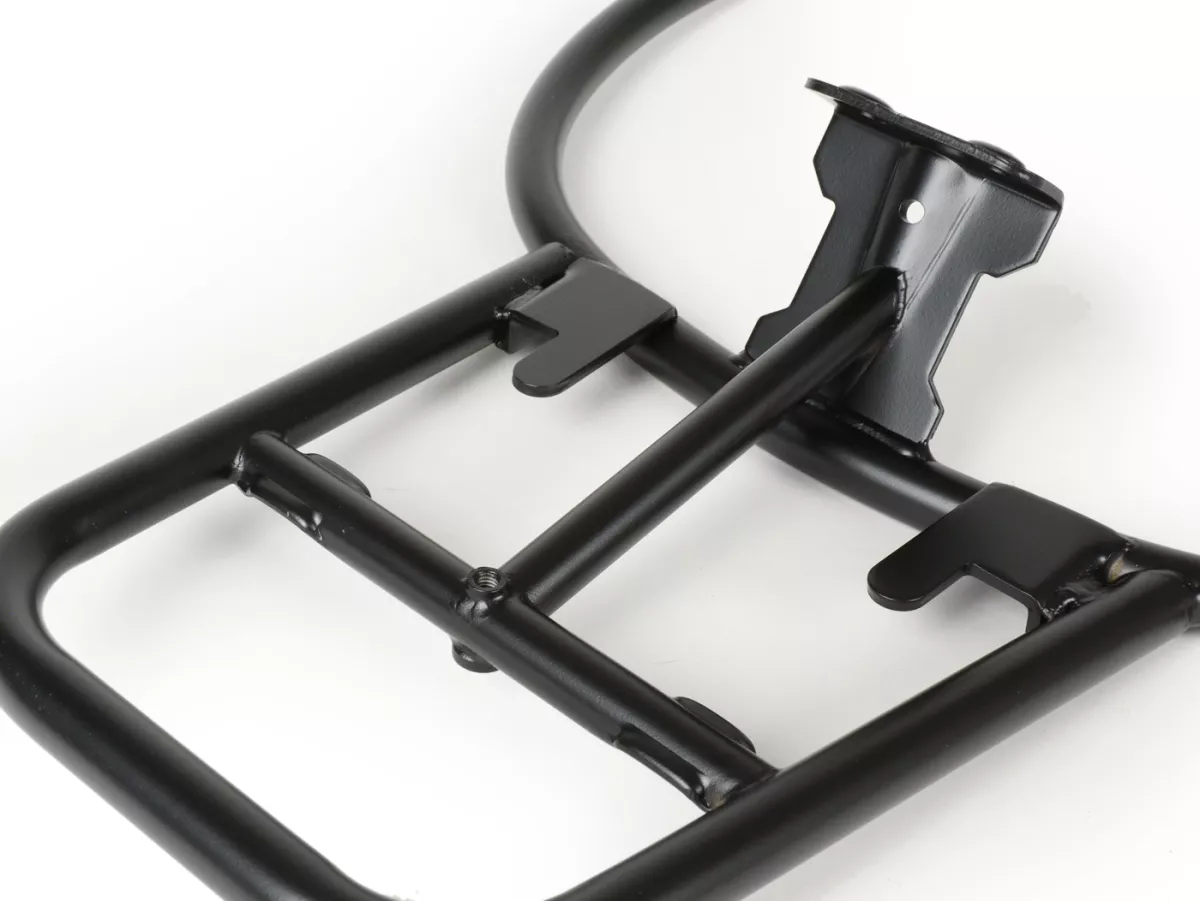 Pembawa casing atas belakang (untuk casing atas Piaggio asli) -MOTO NOSTRA- Vespa GT, GTL, GTV, GTS, GTS Super, GT60 - 125-310 - hitam matt