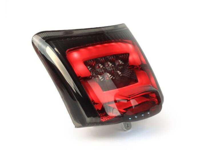 Tail light -MOTO NOSTRA, LED- Vespa GTS 125-300, GTV (-2014) - black
