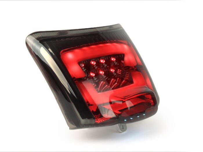 Tail light -MOTO NOSTRA, LED- Vespa GTS 125-300, GTV (-2014) - black