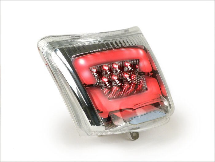 Tail light -MOTO NOSTRA, LED- Vespa GTS 125-300, GTV (-2014) - colourless