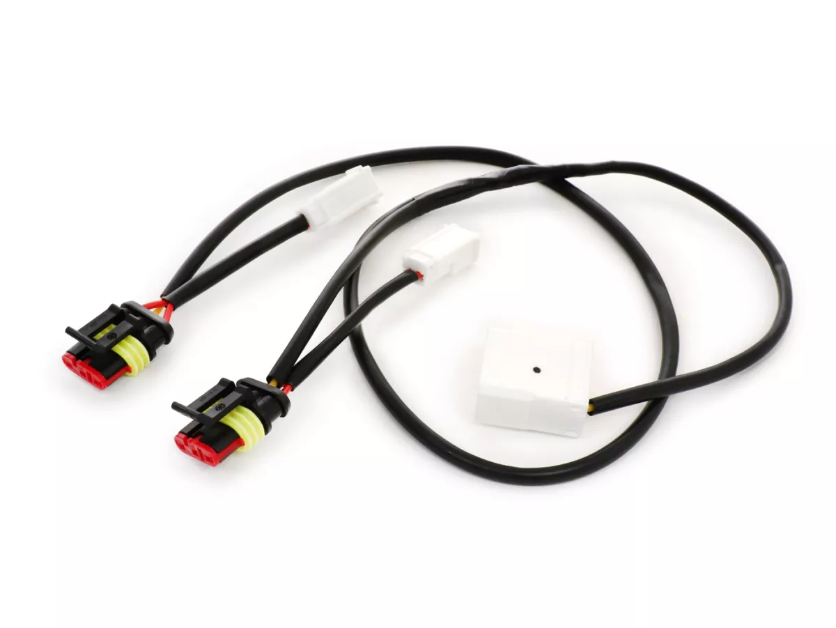 Kit adaptador de cable para conversión de intermitentes -BGM PRO, luz diurna LED- Vespa GTS 125-300 (2003-2013)