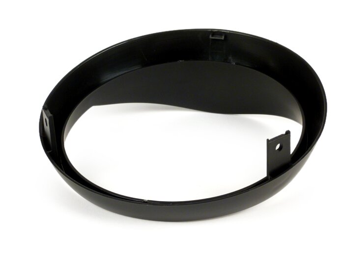 Täckring för strålkastare -MOTO NOSTRA- Vespa Primavera (2013-) - plast, matt svart