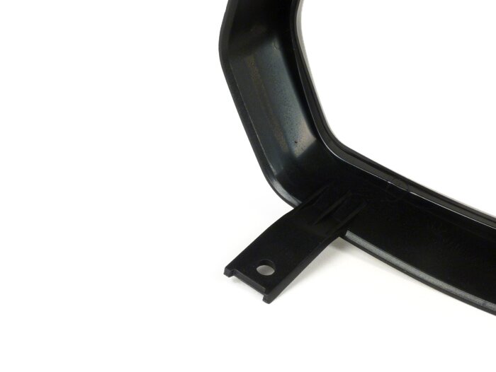Anello di rifinitura del faro -MOTO NOSTRA- Vespa Sprint (2013-) - plastica, nero opaco