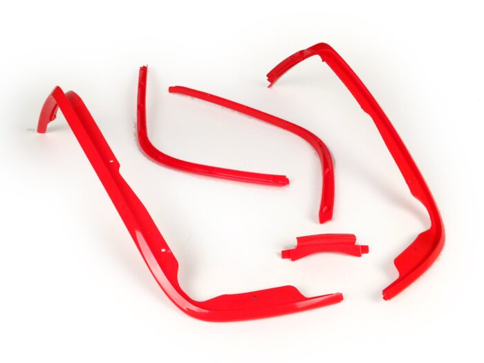 Randbeschermingsset -MOTO NOSTRA- Vespa Primavera (2013-), Vespa Sprint (2013-) - rood
