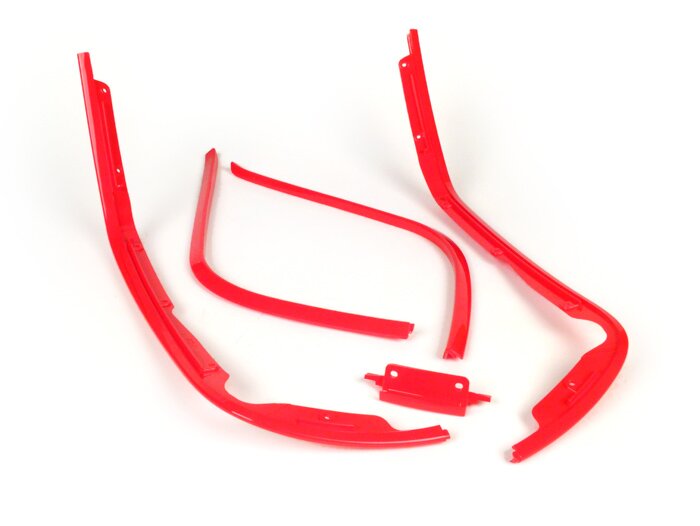 Randbeschermingsset -MOTO NOSTRA- Vespa Primavera (2013-), Vespa Sprint (2013-) - rood