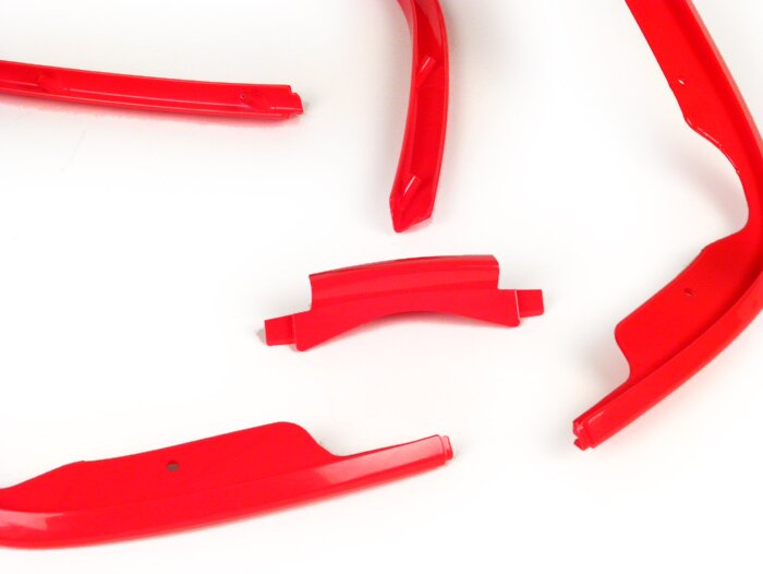 Randbeschermingsset -MOTO NOSTRA- Vespa Primavera (2013-), Vespa Sprint (2013-) - rood