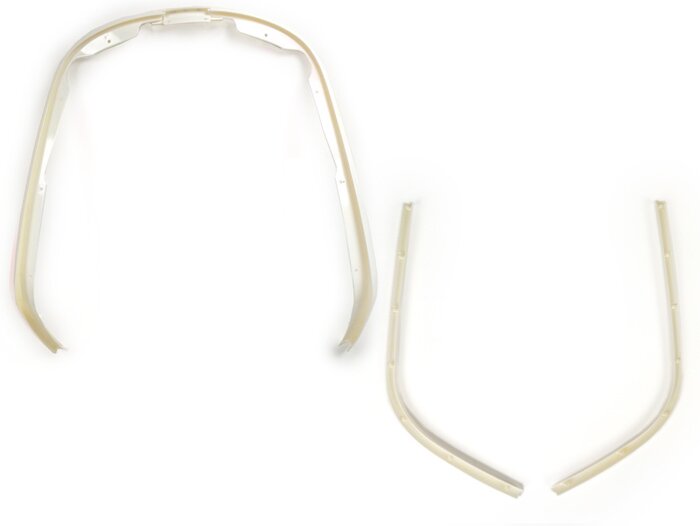 Set protezione bordi -MOTO NOSTRA- Vespa Primavera (2013-), Vespa Sprint (2013-) - bianco