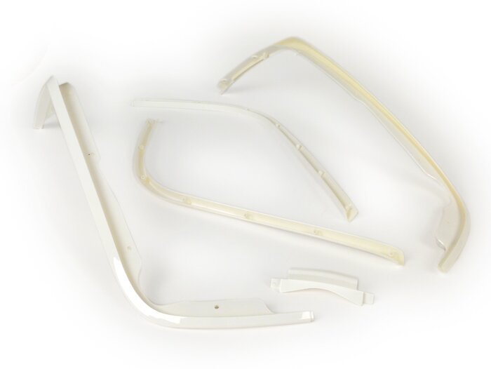 Set protezione bordi -MOTO NOSTRA- Vespa Primavera (2013-), Vespa Sprint (2013-) - bianco