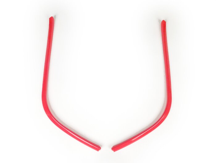 Estribo de protección de bordes -MOTO NOSTRA- Vespa Primavera (2013-), Vespa Sprint (2013-) - rojo