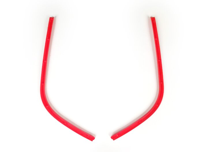 Estribo de protección de bordes -MOTO NOSTRA- Vespa Primavera (2013-), Vespa Sprint (2013-) - rojo