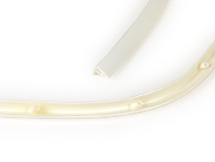 Floor board beading -MOTO NOSTRA- Vespa Primavera (2013-), Vespa Sprint (2013-) - white