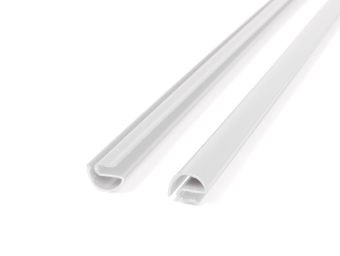 Leg shield beading set -MOTO NOSTRA- Vespa GT, GTL, GTS 125-300 (-2018), GTV (-2018) - white