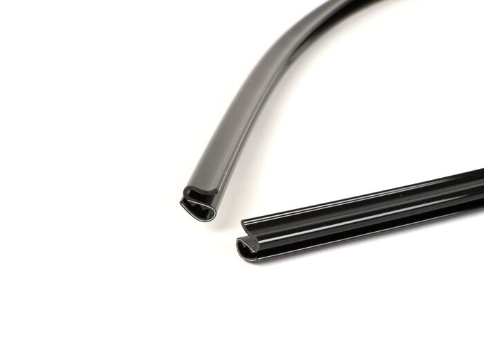 Kantenschutz-Set -MOTO NOSTRA- Vespa LX (ZAPC38, ZAPM44,ZAPM68), Vespa LXV (ZAPC38, ZAPM44,ZAPM68), Vespa S (ZAPC38, ZAPM44,ZAPM68) - schwarz