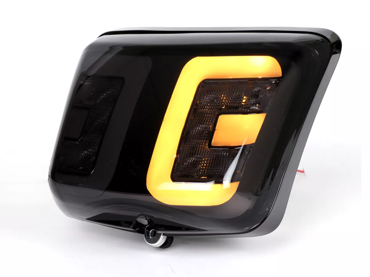 Fanale posteriore oscurato, telaio nero lucido -POWER 1- Vespa GTS 125-300 , GTS Super 125-300 (2014-2017)