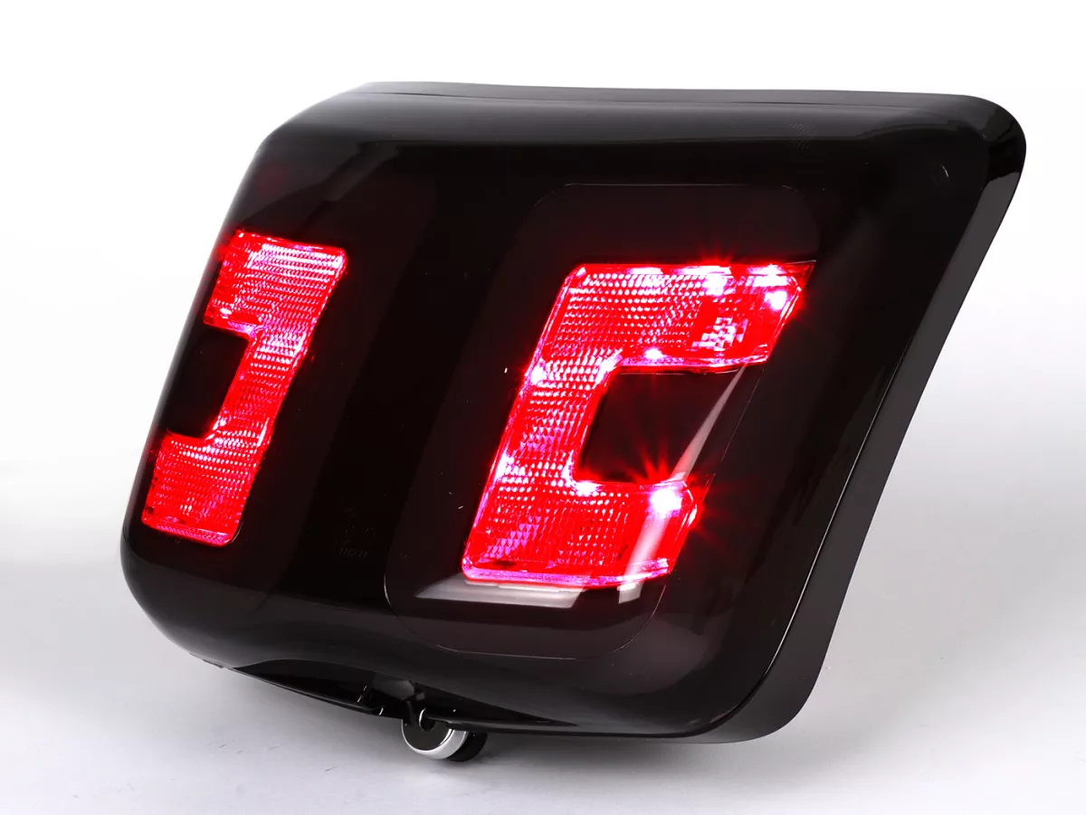 Fanale posteriore oscurato, cornice nera lucida -POWER 1- Vespa GTS 125-300 , GTS Super 125-300 (2018-)