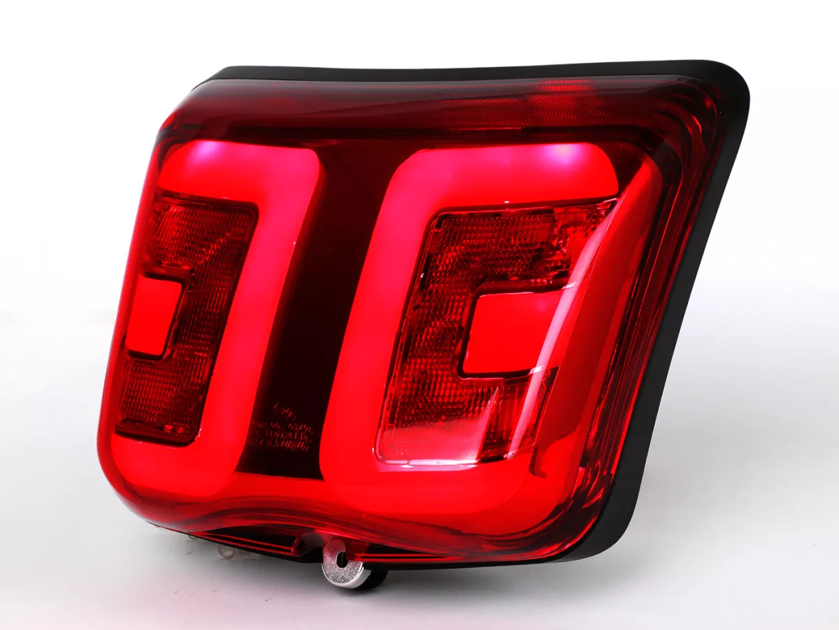 Fanale posteriore, cornice nera opaca -POWER 1- Vespa GTS 125-300 , GTS Super 125-300 (2018-)