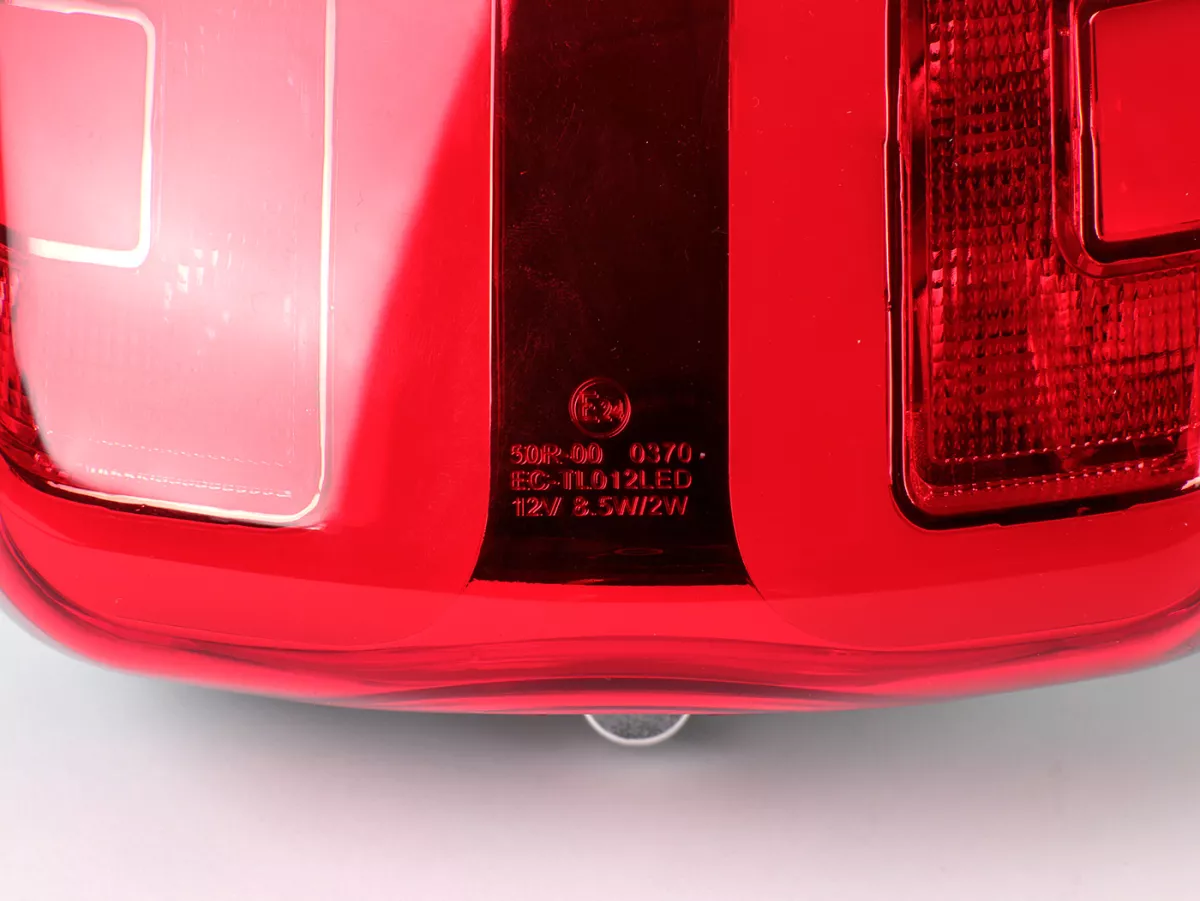 Fanale posteriore, cornice nera opaca -POWER 1- Vespa GTS 125-300 , GTS Super 125-300 (2018-)