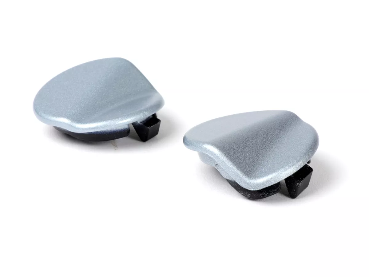 Set tutup penutup lubang spion -QUELLAGIO, abu-abu matt (707/C) - Vespa GTS 125 (ZAPMA3700, ZAPMD3200, ZAPMD3201, ZAPMA3100, ZAPMA3200), Vespa GTS 150 (ZAPMA3200, ZAPMA3100), Vespa GTS 300 (ZAPMA3300), Vespa GTS HPE 300 (ZAPMA3600, ZAPMD310), Vespa GTS Su