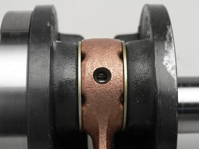 Crankshaft -CM Standard- Peugeot horizontal (with woodruff key) - JETFORCE 50 C-TECH, JETFORCE50 TSDI, SPEEDFIGHT3 50 AC/LC (2-stroke), LUDIX, VIVACITY50 NEW (2-stroke)