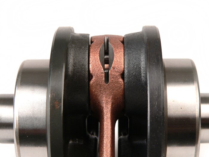Vilebrequin -CM Super Competition- CPI (axe de piston Ø=12mm - axe variateur Ø=15,7mm)