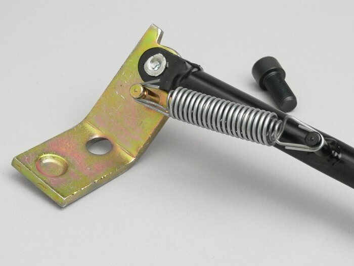 Dudukan samping -RMS- Penguat MBK, Yamaha BWS - Hitam