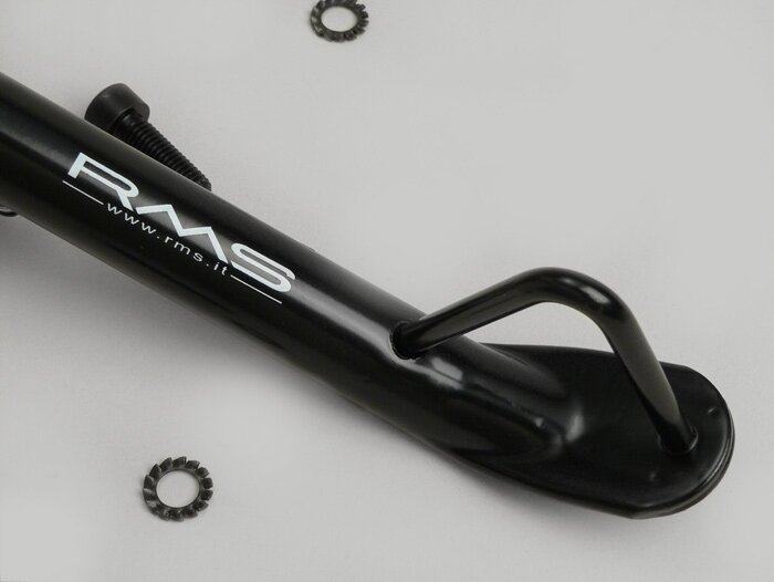 Side stand -RMS- Gilera Runner 50 (2001-04), Piaggio NRG Extreme, MC3, Fly 50-150, Zip 125 - black