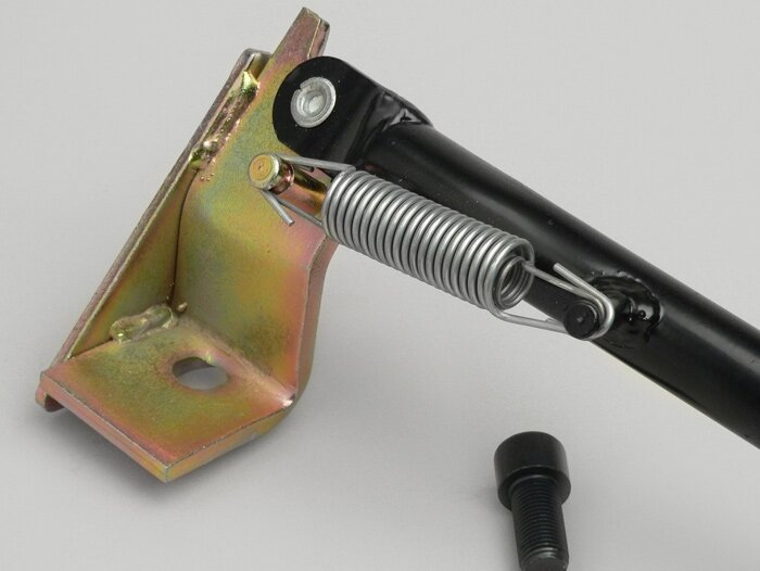 Caballete lateral -RMS- MBK Nitro (YQ50/L, 2 tiempos) (-2012), Yamaha Aerox (YQ50/L, 2 tiempos) (-2012) - Negro