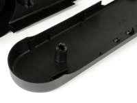 Side cover set -RMS, models with variator - right and left PIAGGIO CIAO PX 50ccm - black, pair