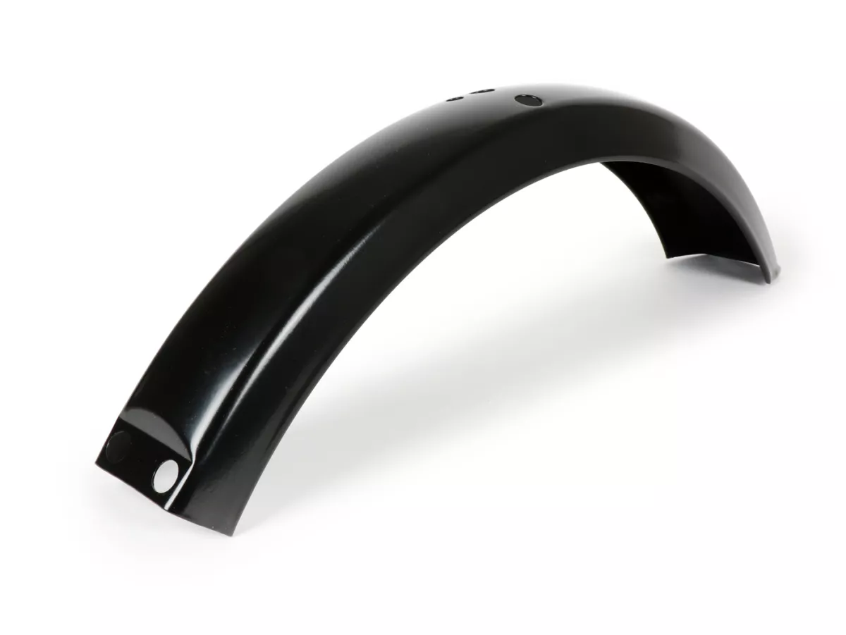 Spatbord - spatbord -RMS- achter PIAGGIO Ciao P, Ciao PX 50cc - staal, gelakt - zwart