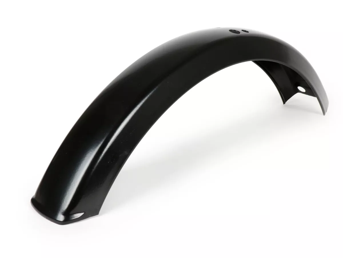 Spatbord - spatbord -RMS- achter PIAGGIO Ciao P, Ciao PX 50cc - staal, gelakt - zwart