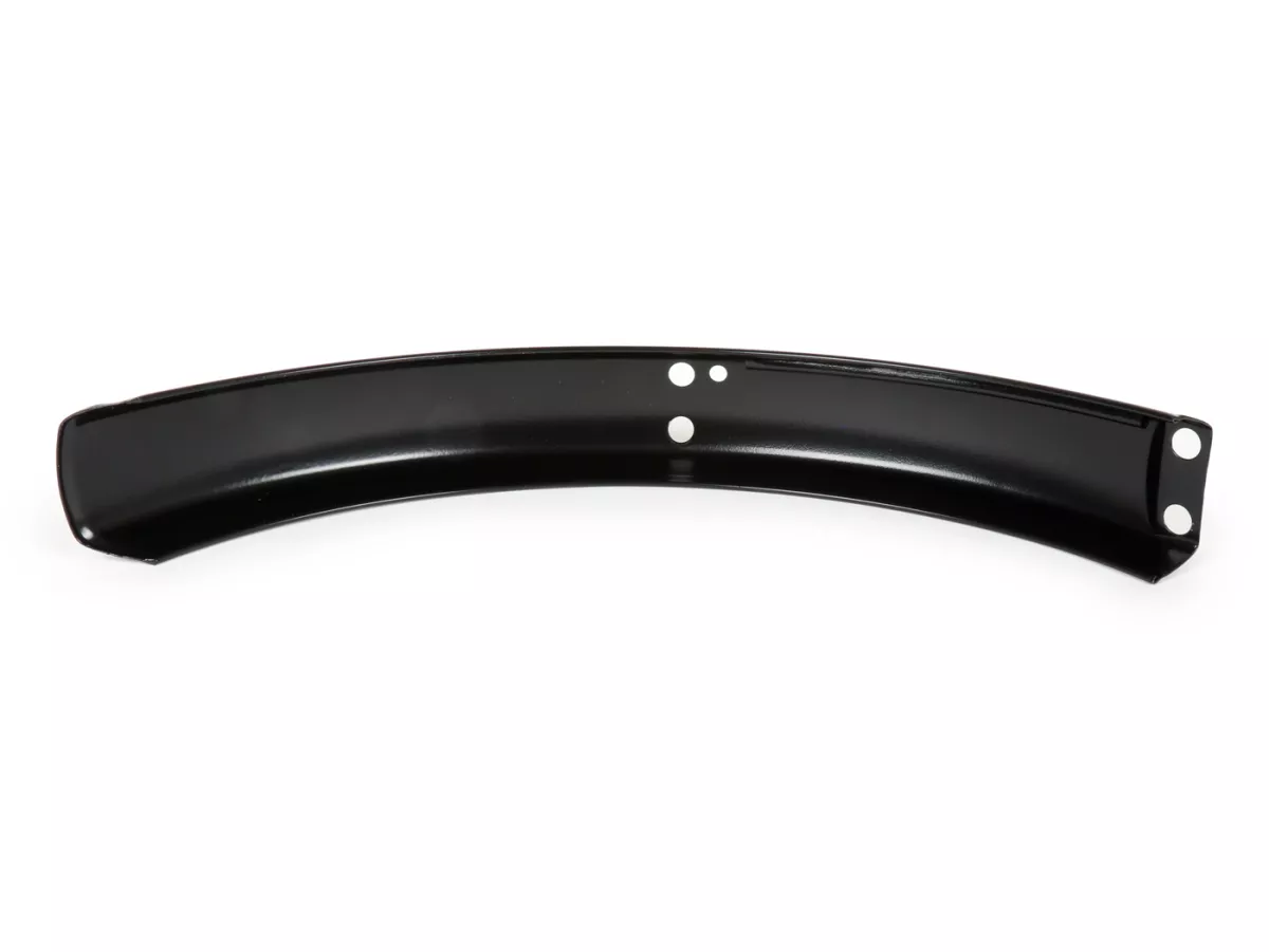 Spatbord - spatbord -RMS- achter PIAGGIO Ciao P, Ciao PX 50cc - staal, gelakt - zwart