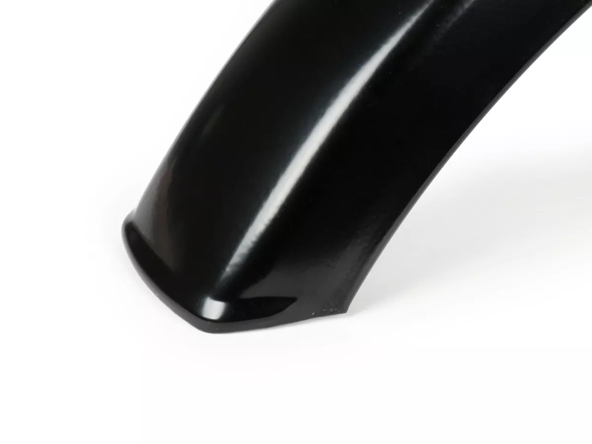 Spatbord - spatbord -RMS- achter PIAGGIO Ciao P, Ciao PX 50cc - staal, gelakt - zwart
