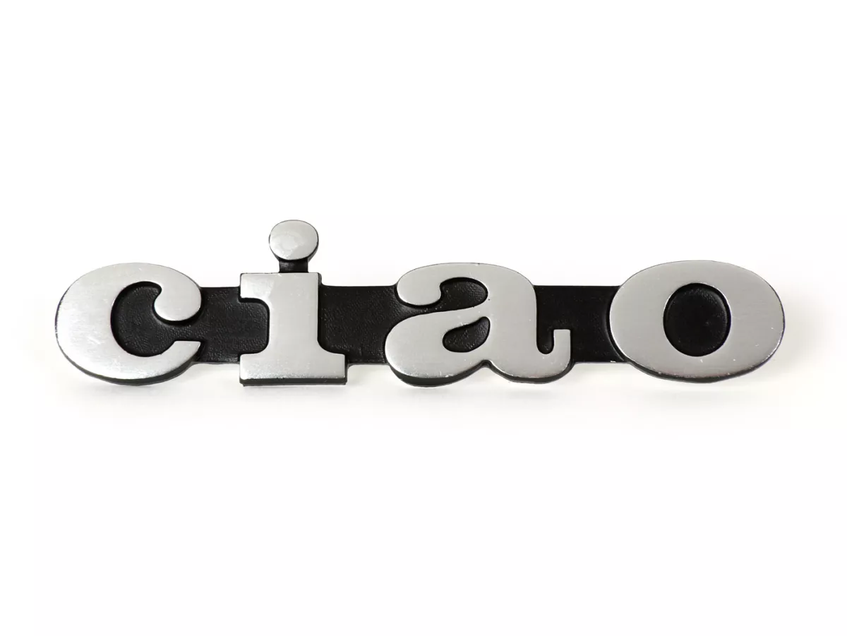 Letras laterales -RMS- Piaggio Ciao PX (LxAn: 95x22mm, perforación: 74mm)