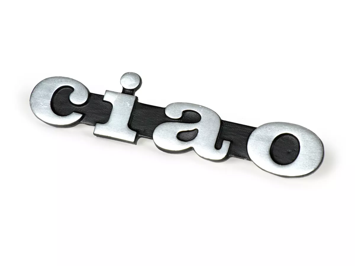 Letras laterales -RMS- Piaggio Ciao PX (LxAn: 95x22mm, perforación: 74mm)