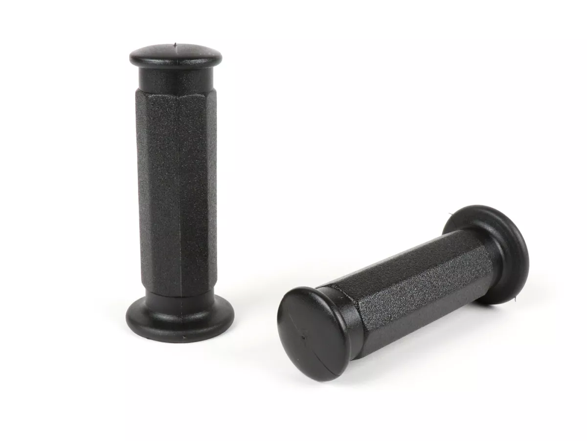 Puños -RMS Ø22/24 mm, L 114 mm- PIAGGIO CIAO PX, SI, Bravo, Superbravo 50cc - negro