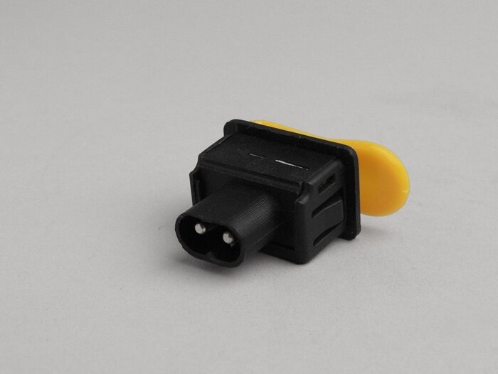 Interruttore acustico -QUALITÀ OEM- Piaggio Free, Hexagon (EXS + EXV), NRG, NRG MC2, NTT, Storm, Quartz, Sfera, SKR, TPH (fino all'anno 2005), Zip (fino all'anno 2000), Zip FR, Zip SP (fino all'anno 2000) - Giallo