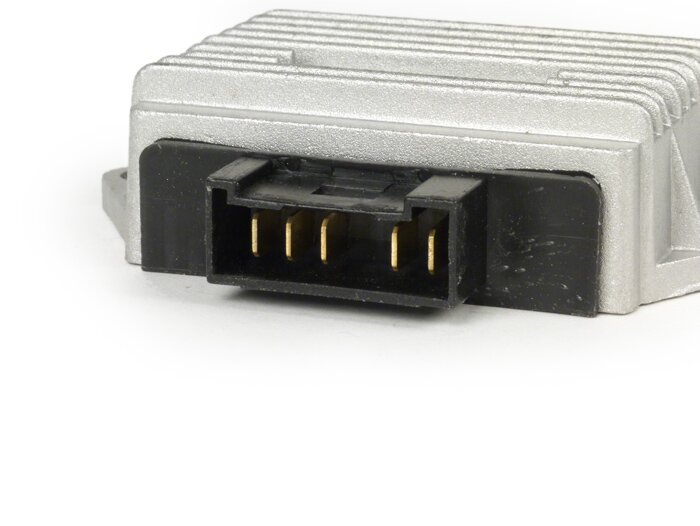 Voltage regulator -5-plug- Minarelli 125-150 cc - Yamaha Majesty 125, Maxster 150, MBK Doodo 125/150, Skyliner125/150, Benelli Velvet 125, Italjet Millenium 125/150, Malaguti Madison 125/150