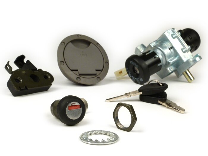 Set di serrature -MBK/YAMAHA- Yamaha Aerox (YQ50/L, 2 tempi) (2003-), MBK Nitro (YQ50/L, 2 tempi) (2003-)